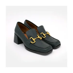 Ángel Alarcón Kiski - Leather Block Heel Women S Moccasin Online