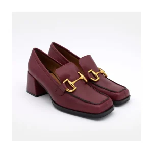 Ángel Alarcón Kiski - Leather Block Heel Women S Moccasin Hot