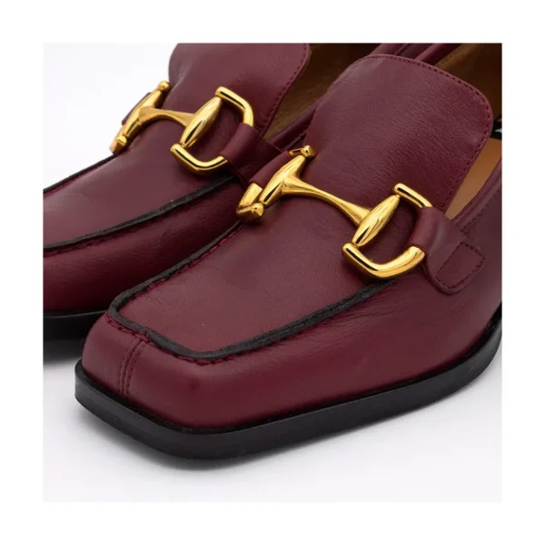 Ángel Alarcón Kiski - Leather Block Heel Women S Moccasin Hot