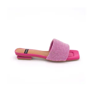 Ángel Alarcón Leanne - Padded Mule With Crystals Hot