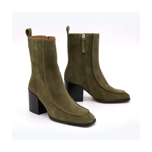 Ángel Alarcón Lebrock - Suede Comfortable Women S Ankel Boots With Comfy Heel Best