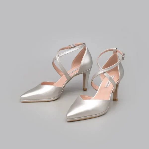 Ángel Alarcón Liliam - Comfortable, Medium Heel And Low Platform Wedding Shoes Discount