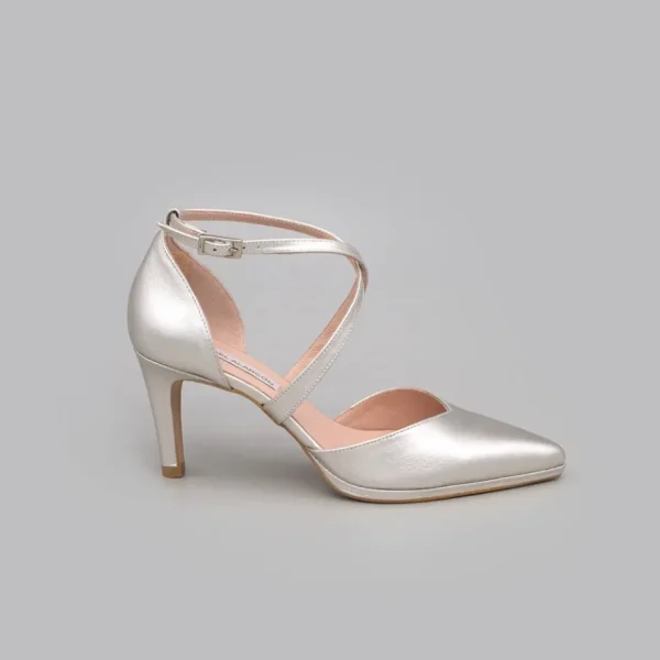 Ángel Alarcón Liliam - Comfortable, Medium Heel And Low Platform Wedding Shoes Discount