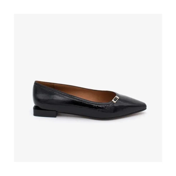 Ángel Alarcón Lua - Shiny Leather Pointed Toe Flats New