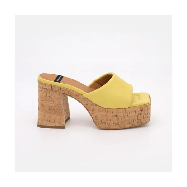 Ángel Alarcón Mahalia - High Cork Platforms Foamed Mules Online