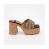 Ángel Alarcón Mahalia - High Cork Platforms Foamed Mules New