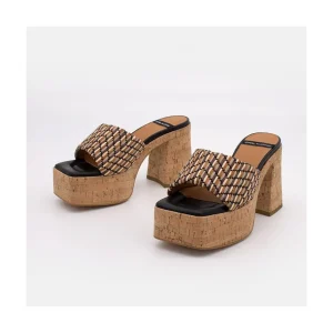 Ángel Alarcón Mahalia - High Cork Platforms Foamed Mules New