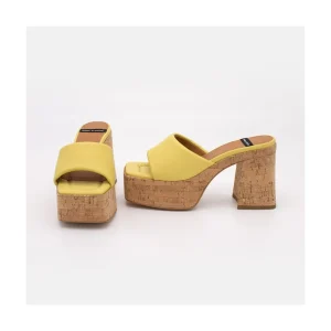 Ángel Alarcón Mahalia - High Cork Platforms Foamed Mules Online