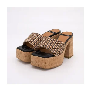 Ángel Alarcón Mahalia - High Cork Platforms Foamed Mules New