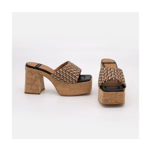 Ángel Alarcón Mahalia - High Cork Platforms Foamed Mules New