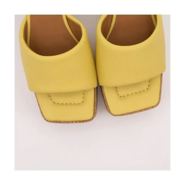 Ángel Alarcón Mahalia - High Cork Platforms Foamed Mules Online