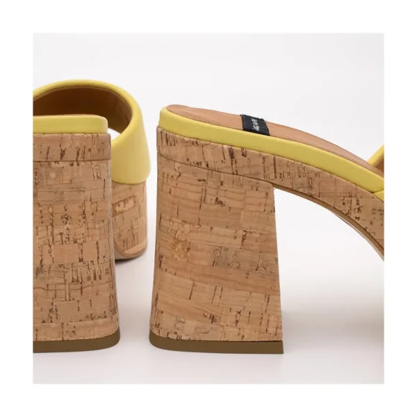 Ángel Alarcón Mahalia - High Cork Platforms Foamed Mules Online