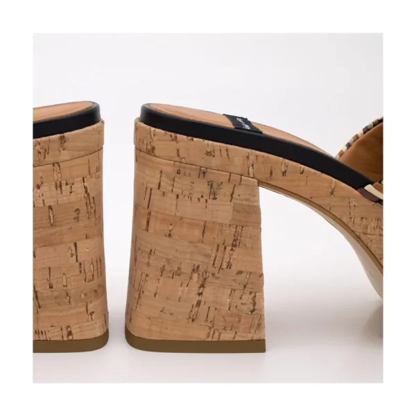 Ángel Alarcón Mahalia - High Cork Platforms Foamed Mules New