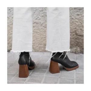 Ángel Alarcón Managua - Elastic Sock-Type Boots With High Geometric Heels Online