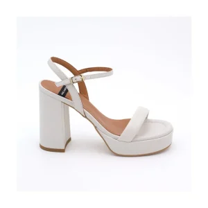 Ángel Alarcón Mandy - Leather Foamed Sandals With Platform & High Heels Discount