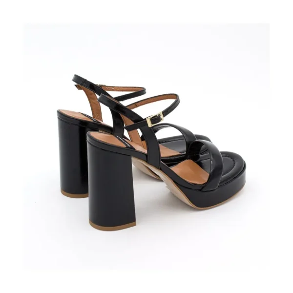 Ángel Alarcón Mandy - Leather Foamed Sandals With Platform & High Heels Discount