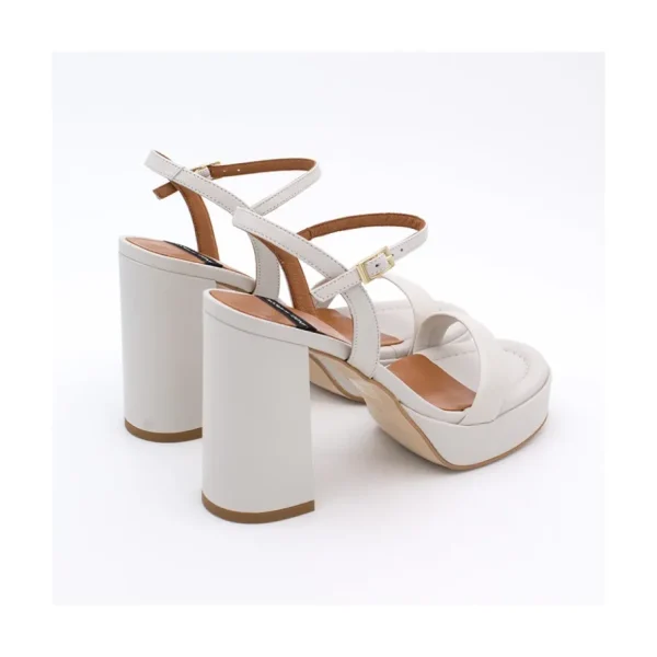 Ángel Alarcón Mandy - Leather Foamed Sandals With Platform & High Heels Discount