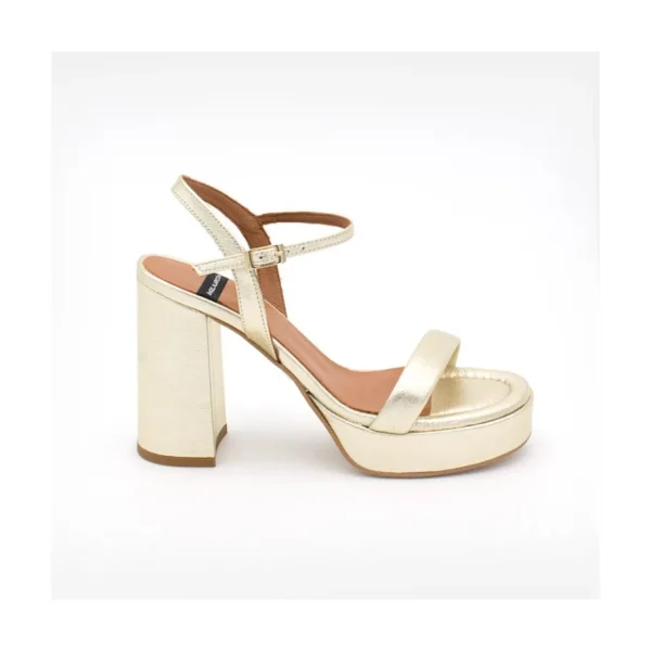 Ángel Alarcón Mandy - Leather Sandals With Platform & High Heels Clearance