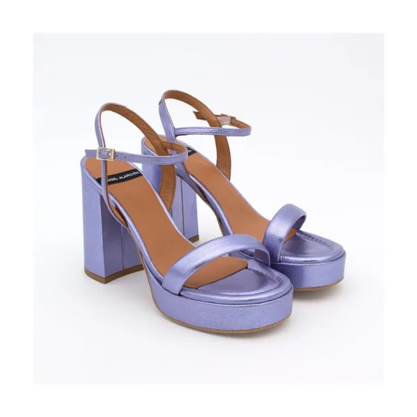 Ángel Alarcón Mandy - Leather Sandals With Platform & High Heels Online