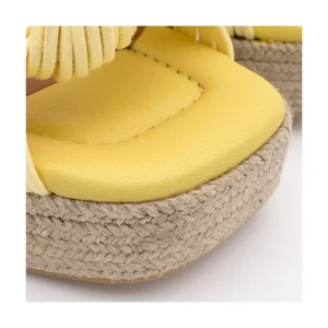 Ángel Alarcón Martha - Foamed Wedge Leather Sandals Best