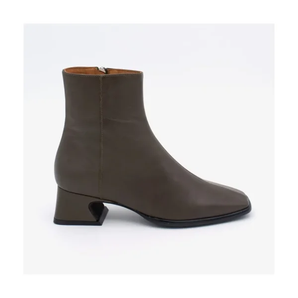 Ángel Alarcón Masha - Comfortable Leather Woman Booties With Low Heel Sale