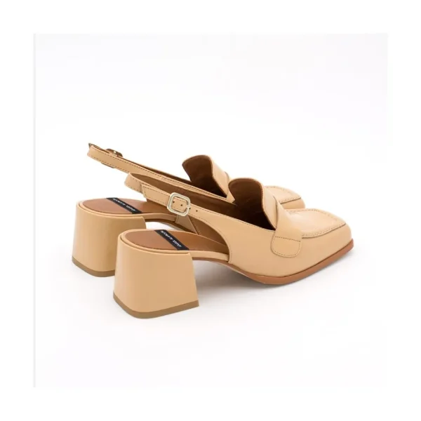 Ángel Alarcón Melanie - Slingback Leather Woman Mocassin Hot