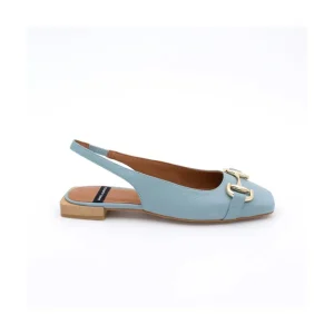 Ángel Alarcón Michelle - Slingback Flat Shoe With Metallic Ornament Online