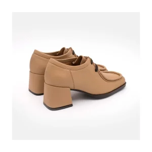 Ángel Alarcón Milla - Leather Women S Shoes With Laces & Block Heel Discount