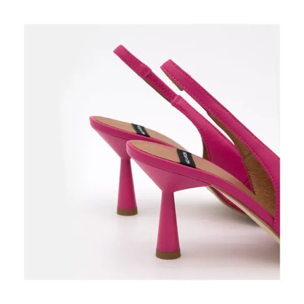 Ángel Alarcón Monicamin - Leather High Heel Slingback Stilleto Discount