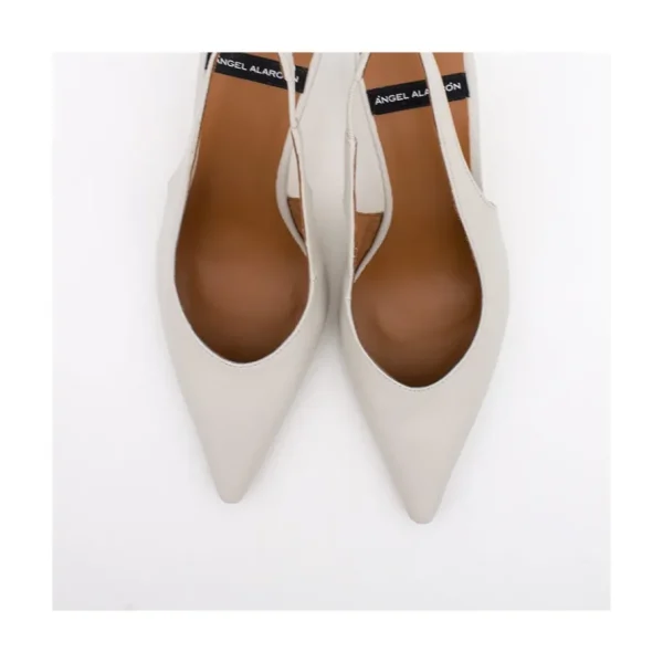 Ángel Alarcón Monicamin - Leather High Heel Slingback Stilleto Outlet