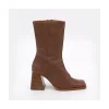 Ángel Alarcón Motagua - Leather Women S Boots With Block Heel Best