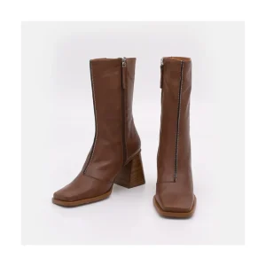 Ángel Alarcón Motagua - Leather Women S Boots With Block Heel Best