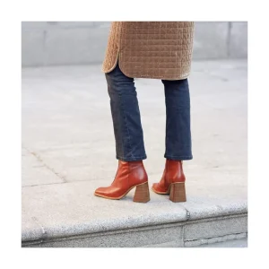 Ángel Alarcón Motagua - Leather Women S Boots With Block Heel Discount