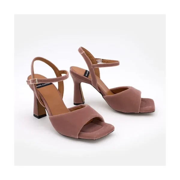 Ángel Alarcón Nicole - Velvet Heeled Women S Sandals Online