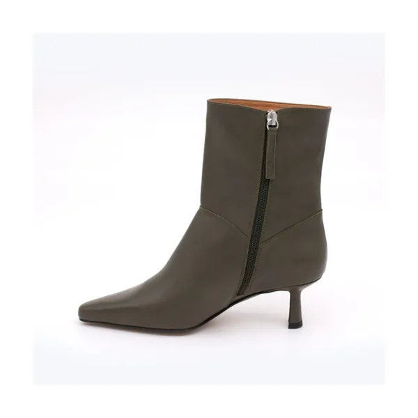 Ángel Alarcón Nina - Leather Slow Heel Ankel Boots Hot