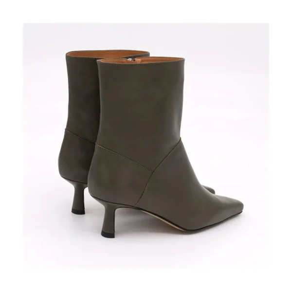 Ángel Alarcón Nina - Leather Slow Heel Ankel Boots Hot