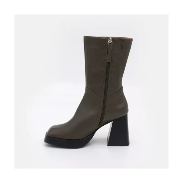 Ángel Alarcón Olama - Comfortable Women S Chunky Heels And Platform Boots Fashion
