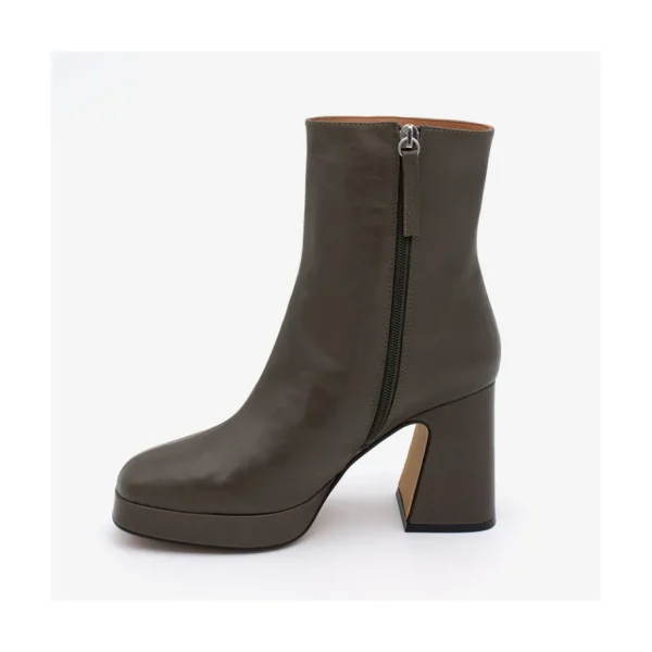 Ángel Alarcón Olwen - Leather Booties With Block Heel And Platform Online