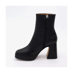 Ángel Alarcón Olwen - Leather Booties With Block Heel And Platform Outlet