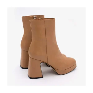 Ángel Alarcón Olwen - Leather Booties With Block Heel And Platform Sale