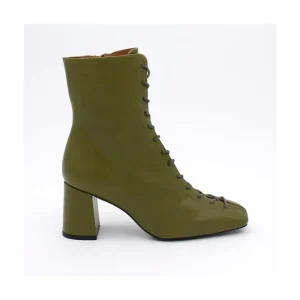 Ángel Alarcón Pacuare - Ankle Boots With Laces And Zipper, Wide Heels Online