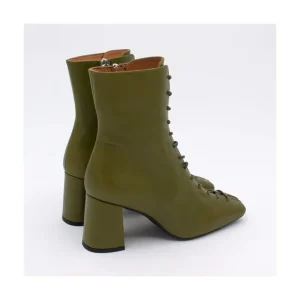 Ángel Alarcón Pacuare - Ankle Boots With Laces And Zipper, Wide Heels Online