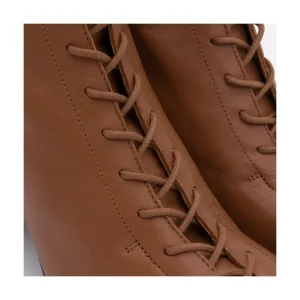 Ángel Alarcón Pacuare - Ankle Boots With Laces And Zipper, Wide Heels Fashion