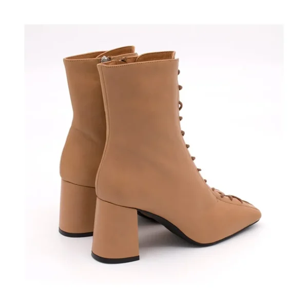 Ángel Alarcón Pacuare - Ankle Boots With Laces And Zipper, Wide Heels Online