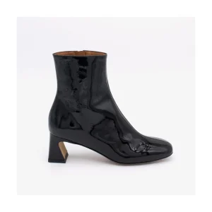 Ángel Alarcón Parsons - Women S Metallized Leather Booties With Comfortable Low Heels Online