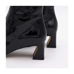 Ángel Alarcón Parsons - Women S Metallized Leather Booties With Comfortable Low Heels Online