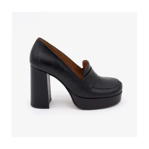 Ángel Alarcón Petra - Women S Leather Moccasins With Block High Heel And Platform Online