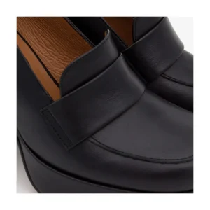 Ángel Alarcón Petra - Women S Leather Moccasins With Block High Heel And Platform Online