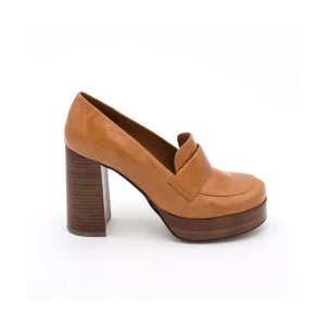 Ángel Alarcón Petra - Women S Moccasins With Wood Block High Heel And Platform Hot