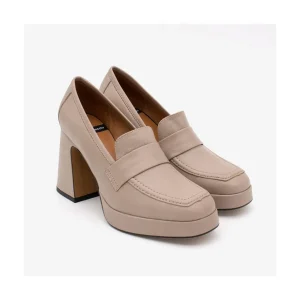 Ángel Alarcón Pinay - Leather Women S Moccasin With Block Heel And Platform Hot